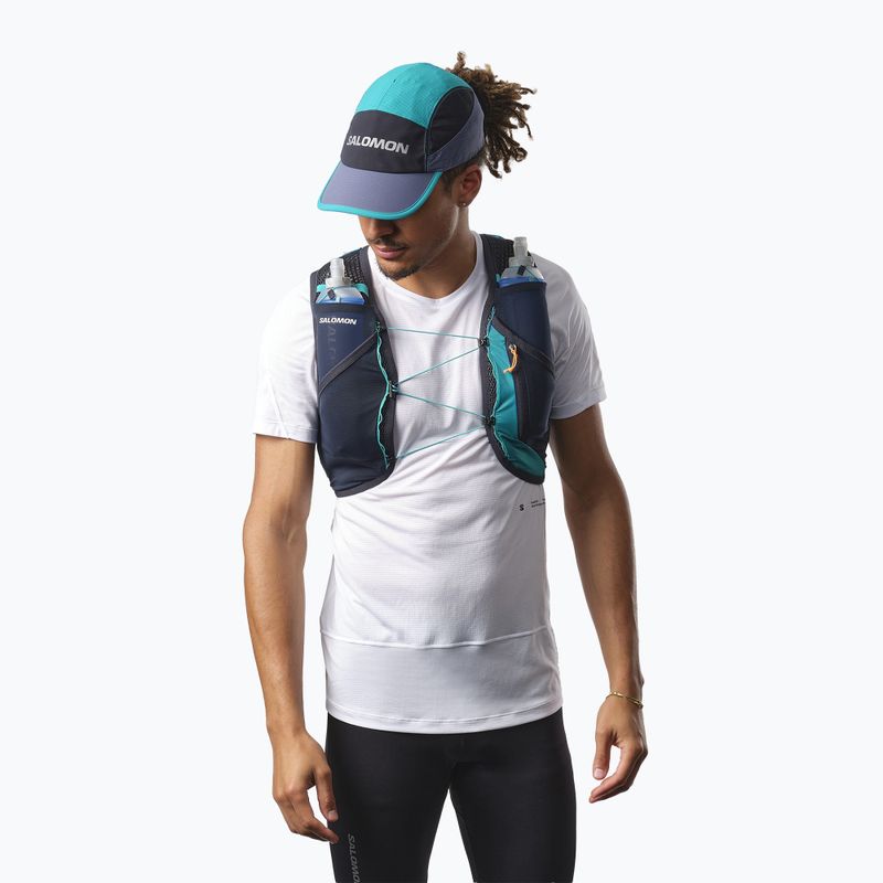 Жилет для бігу Salomon Active Skin 8 set tahitian tide/carbon 3