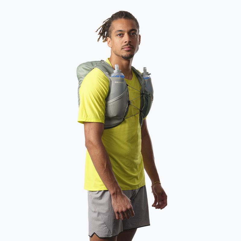 Жилет для бігу Salomon Active Skin 8 Set laurel wreath/lily pad/aloe wash 3