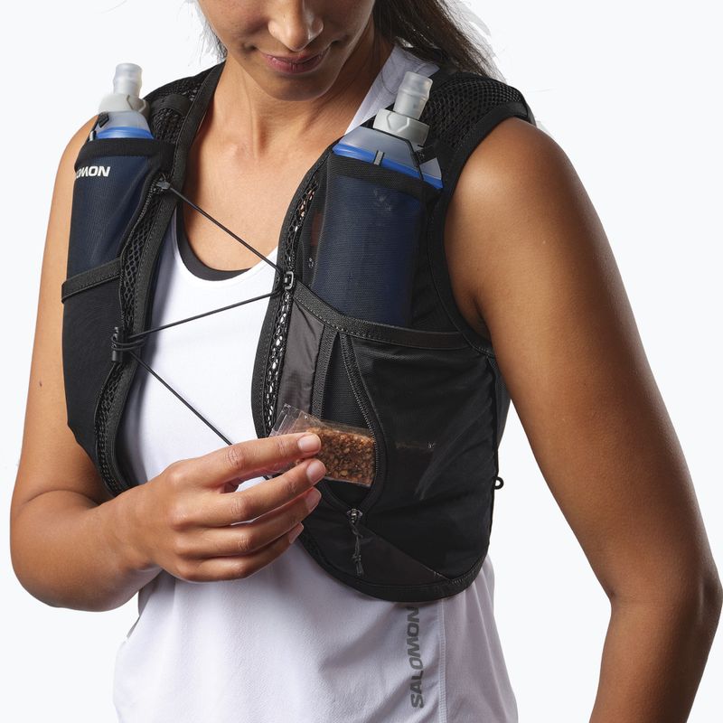Жіночий біговий жилет Salomon Active Skin 4 чорний/метал 7