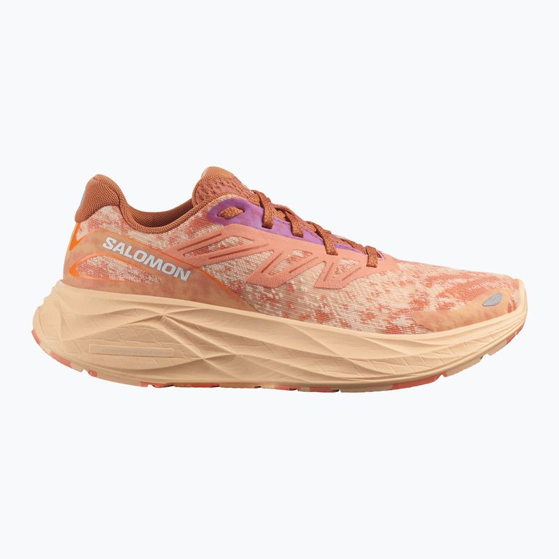 Жіночі кросівки Salomon Aero Glide 2 spice route/персиковий кварц/свіжий лосось 9