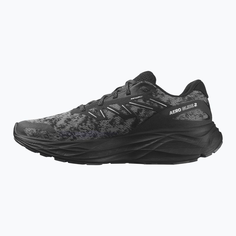 Чоловічі кросівки Salomon Aero Glide 2 чорний/фантом/привид сірий 10