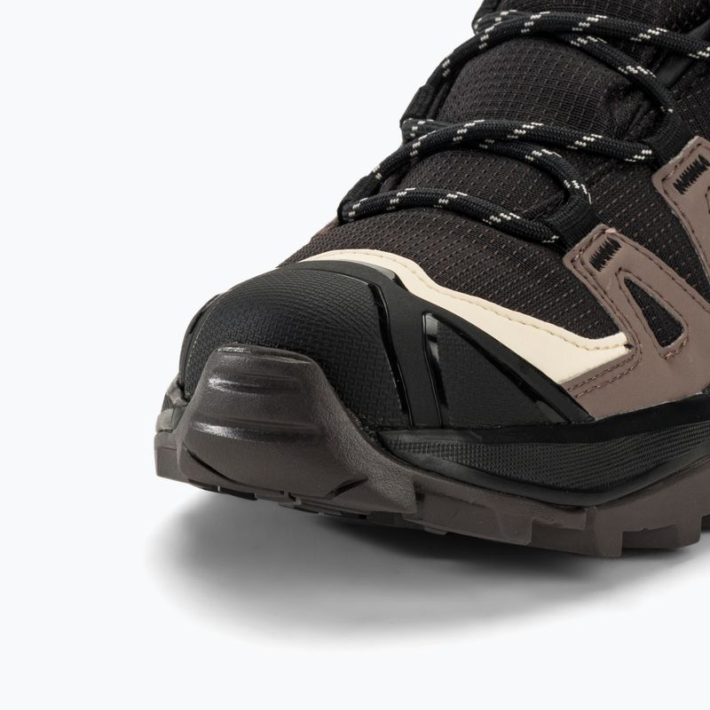 Жіночі туристичні черевики Salomon X Ultra 360 MID GTX чорні/сливовий кошеня/сланець 7