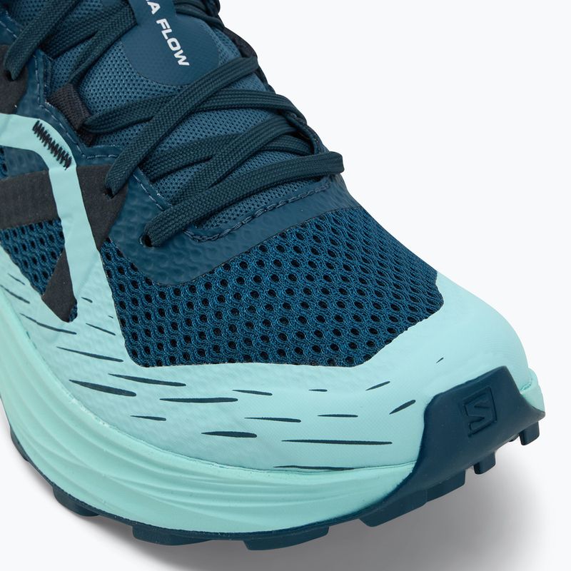 Кросівки для бігу жіночі Salomon Ultra Flow GTX deep dive/tanager turquoise/carbon 7