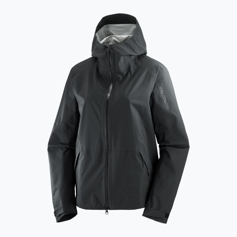 Куртка вітровка жіноча Salomon Outerpath 2.5L deep black 7