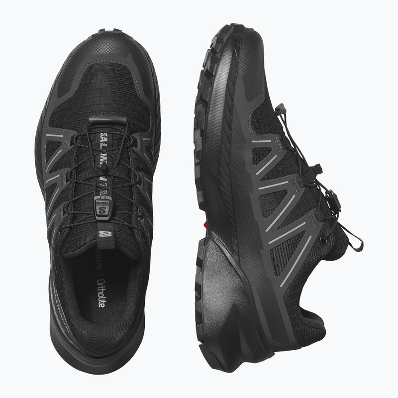 Кросівки для бігу жіночі Salomon Speedcross Peak GTX black/black/phantom 8