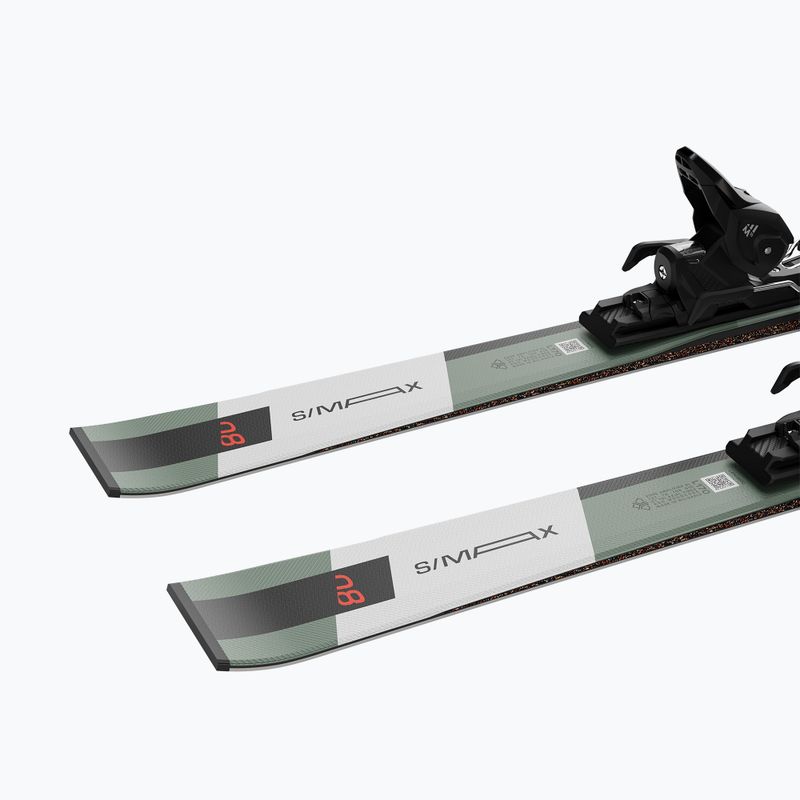 Лижі Salomon S/Max 8 + кріплення M10 GW oil green/black/white 6