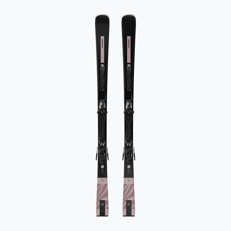 Жіночі гірські лижі Salomon S/Max N°8 + кріплення M10 GW black/rose gold met.