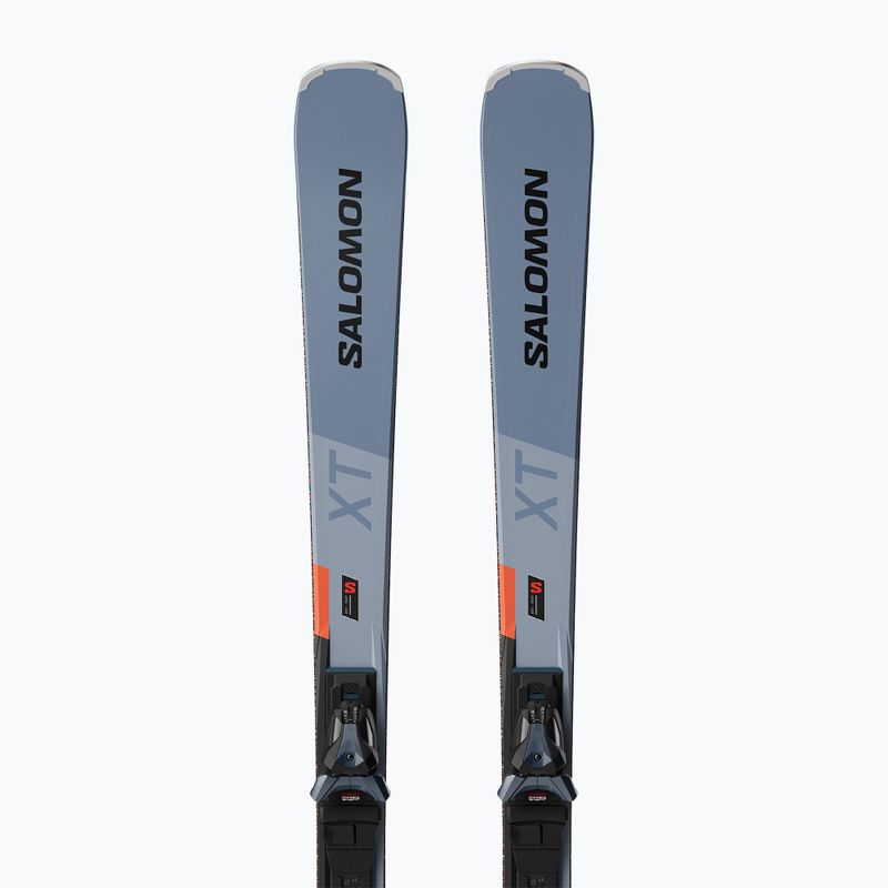 Лижі Salomon S/Max 10 XT + кріплення MI12 GW copen blue/black/neon red 5