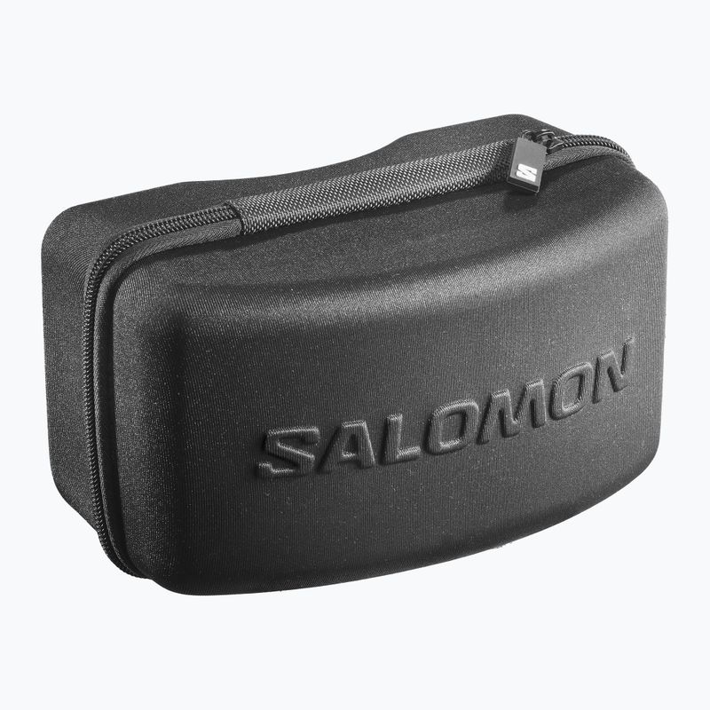 Гірськолижні окуляри Salomon Sentry Pro OTG Sigma чорні/маково-червоні 5