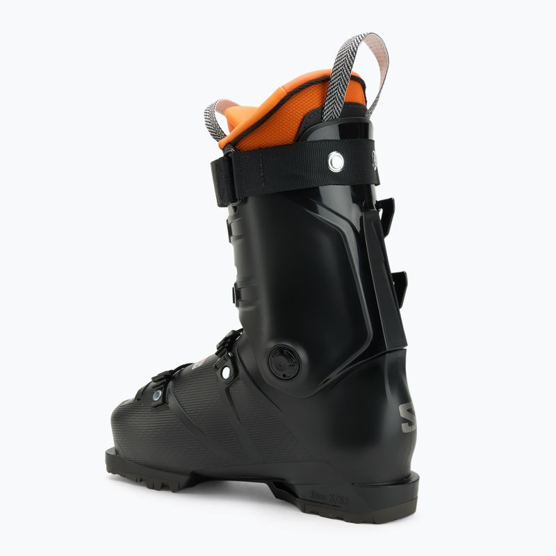 Черевики гірськолижні чоловічі Salomon S/Pro Alpha 100 GW black/dark grey met./orange tiger 2