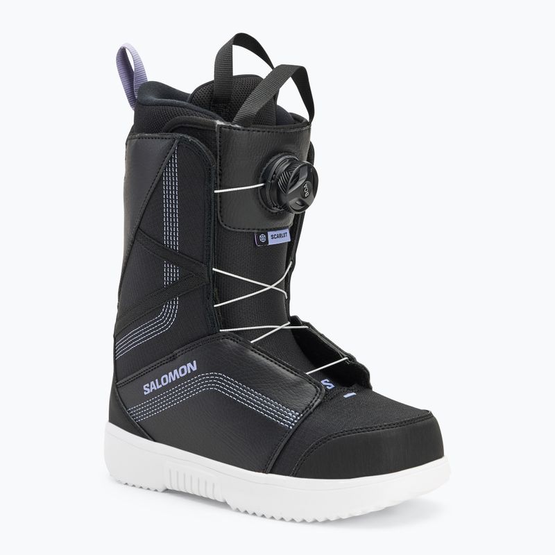 Черевики для сноуборду жіночі Salomon Scarlet Boa black/black/persian violet