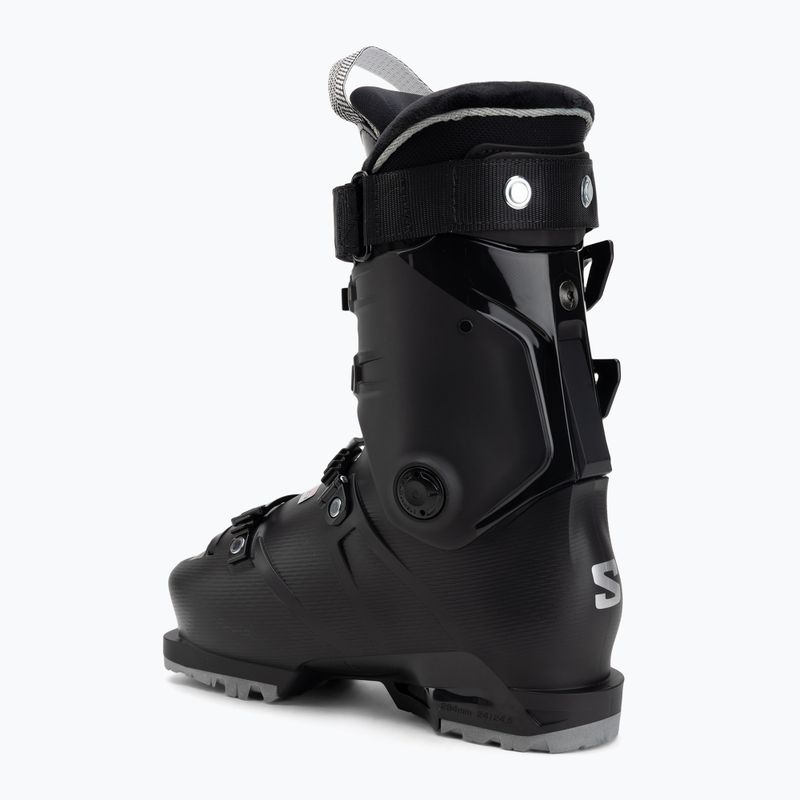 Черевики гірськолижні жіночі Salomon S/Pro Supra 80 W GW black/silver met./sweet lavender 2