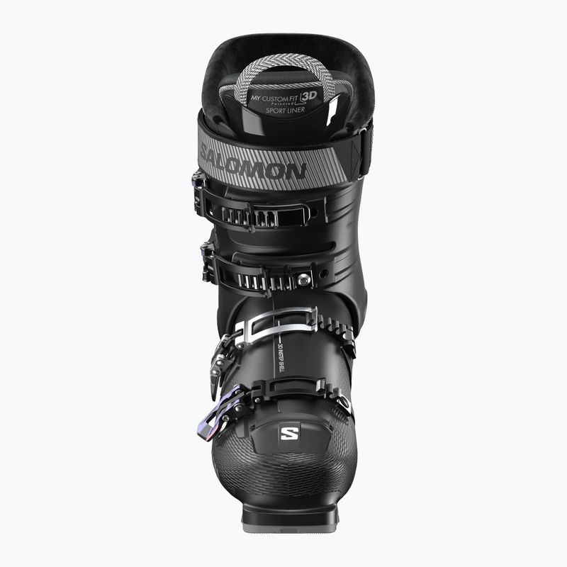 Черевики гірськолижні жіночі Salomon S/Pro Supra 80 W GW black/silver met./sweet lavender 8