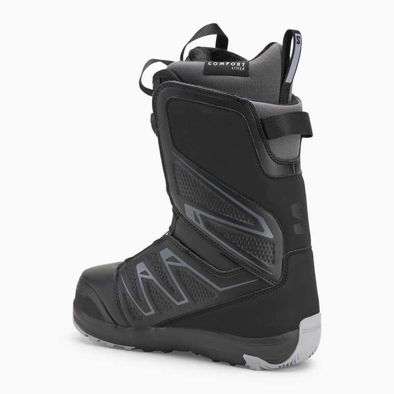 Черевики для сноуборду жіночі Salomon Ivy Boa SJ Boa W black/black/lilac gray 2