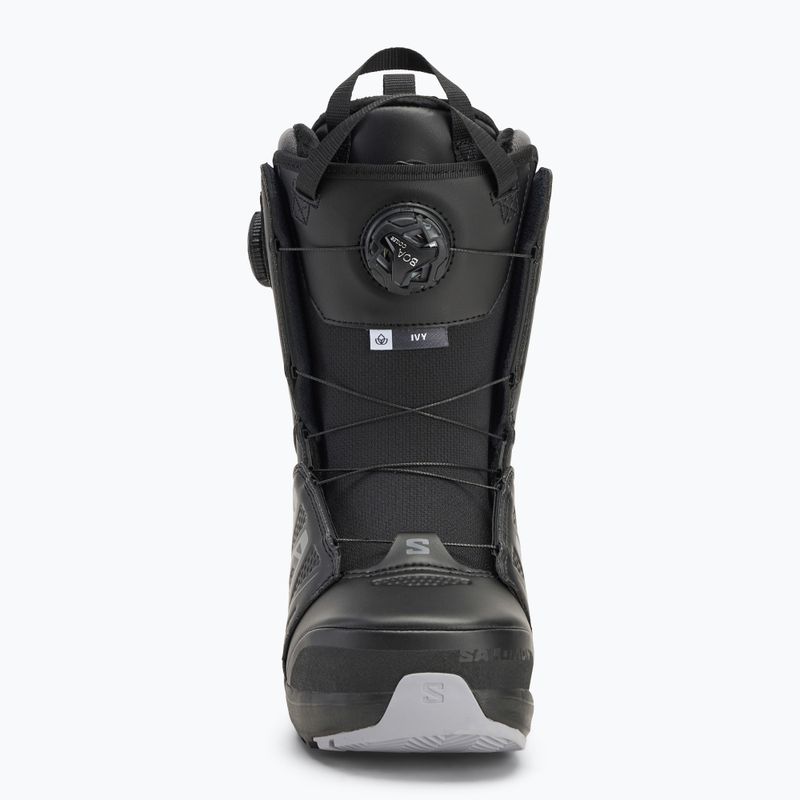 Черевики для сноуборду жіночі Salomon Ivy Boa SJ Boa W black/black/lilac gray 3