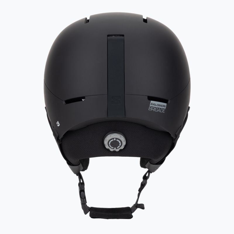 Шолом гірськолижний Salomon Brigade Round Fit black 4