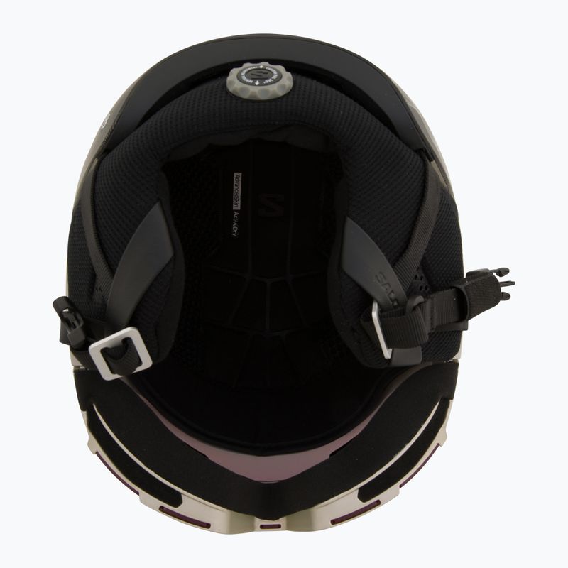 Шолом гірськолижний Salomon Osmo Pro Sigma Photo light bronze met/black/poppy red 5