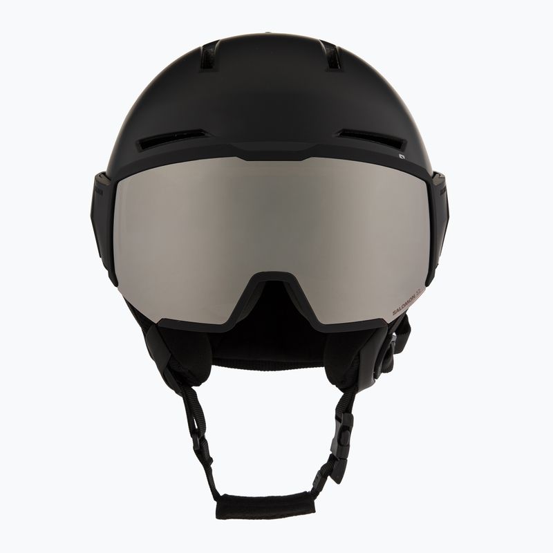 Шолом гірськолижний Salomon Osmo black/flash tonic orange 2