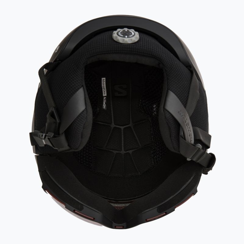 Шолом гірськолижний Salomon Osmo black/flash tonic orange 5