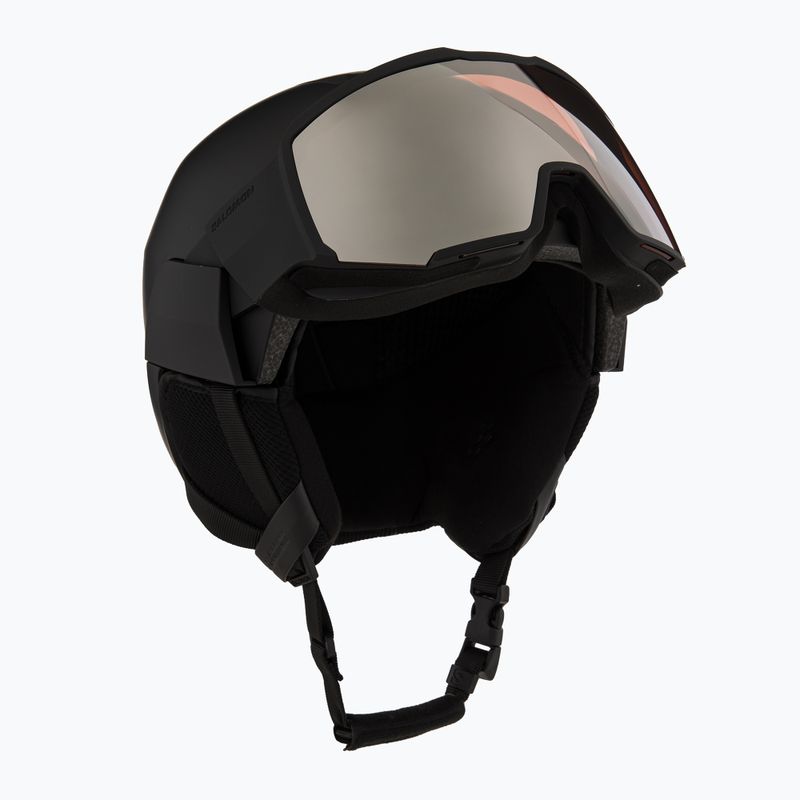 Шолом гірськолижний Salomon Osmo black/flash tonic orange 10