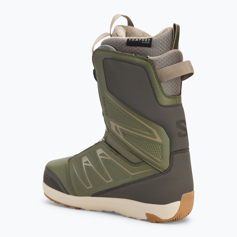 Черевики сноубордичні чоловічі Salomon Launch Boa SJ Boa deep lichen green/beluga/vintage khaki 2