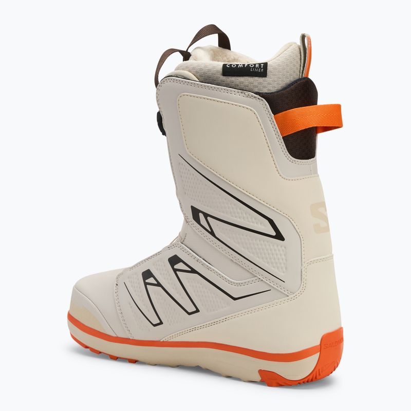 Черевики сноубордичні чоловічі Salomon Launch Boa SJ Boa rainy day/birch/vibrant orange 2