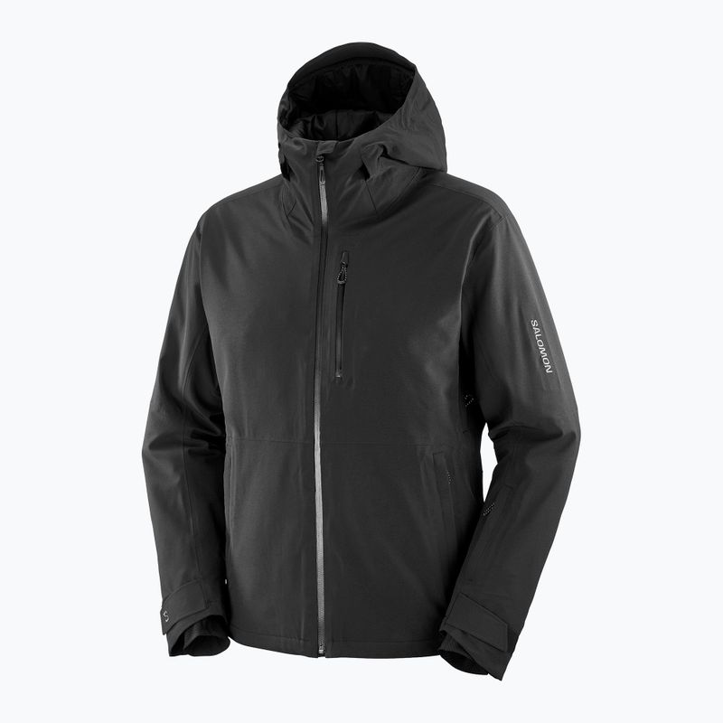 Куртка лижна чоловіча Salomon Highland deep black 7