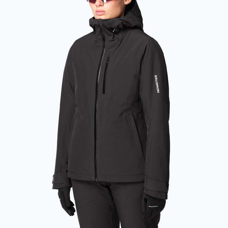 Куртка лижна жіноча Salomon Highland deep black