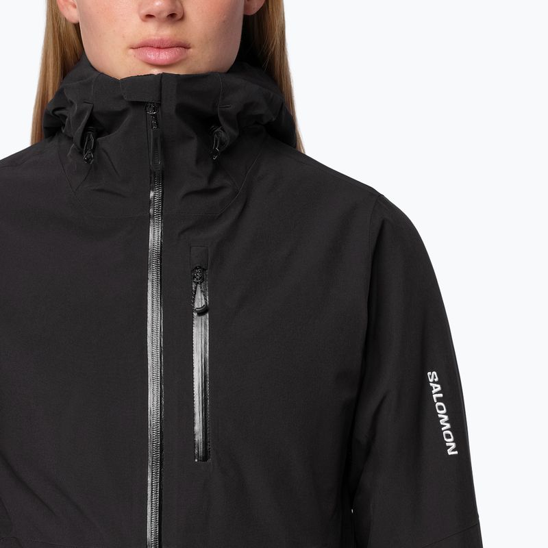 Куртка лижна жіноча Salomon Highland deep black 3