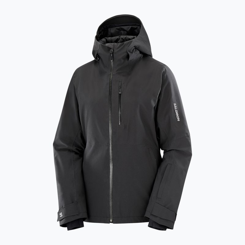 Куртка лижна жіноча Salomon Highland deep black 4