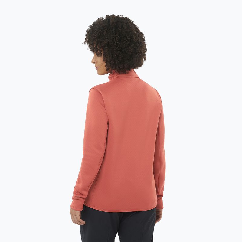 Кофта трекінгова чоловіча Salomon Essential Midwarm Fz tandoori spice 2