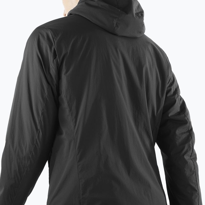 Куртка гібридна чоловіча Salomon Mountain Flex deep black 3