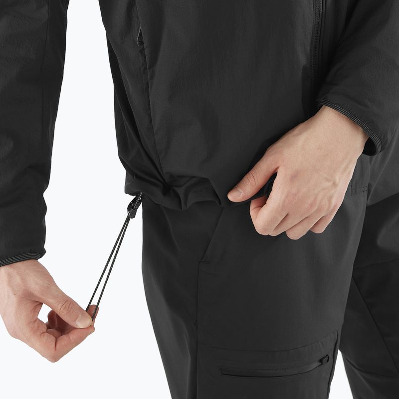 Чоловіча утеплена куртка Саломон Моунтаін Флех деер бласк 6