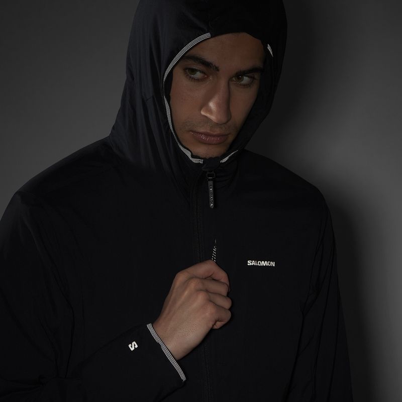 Куртка гібридна чоловіча Salomon Mountain Flex deep black 8