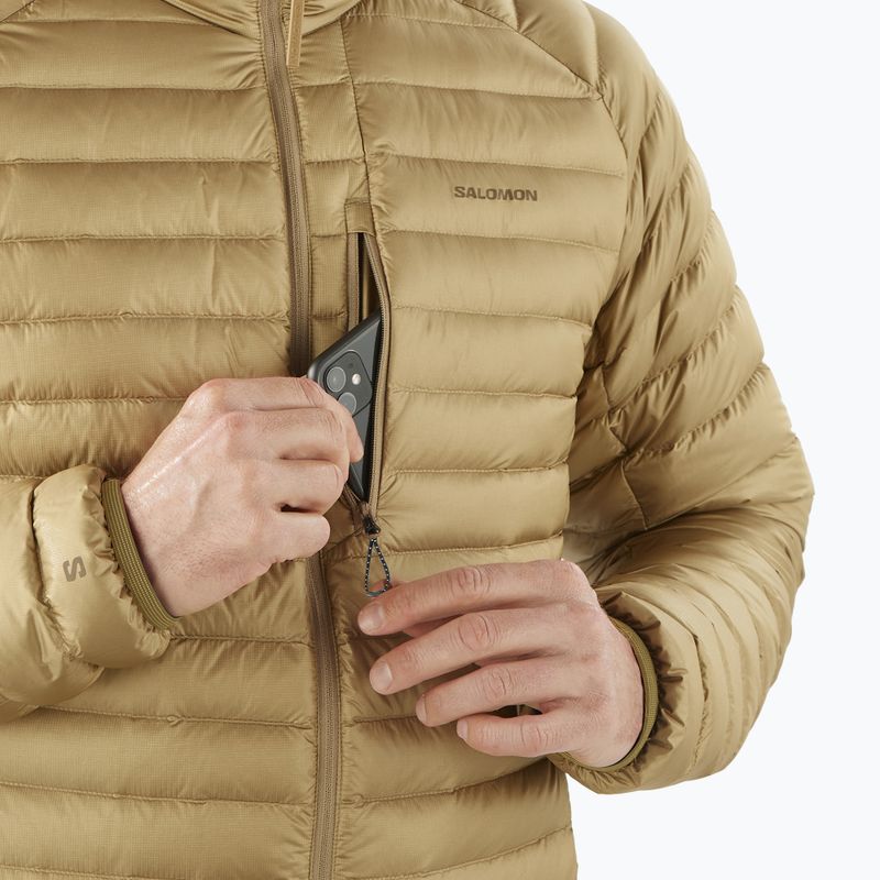 Пуховик чоловічий Salomon Elixir Micro Down antique bronze 3