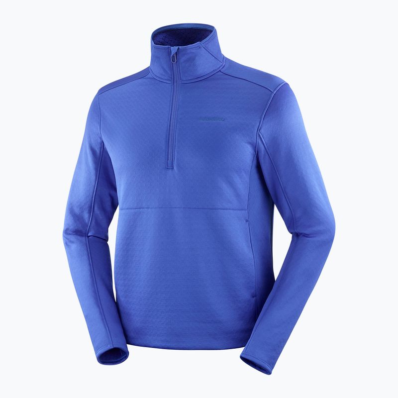 Кофта трекінгова чоловіча Salomon Essential Midwarm HZ surf the web 6