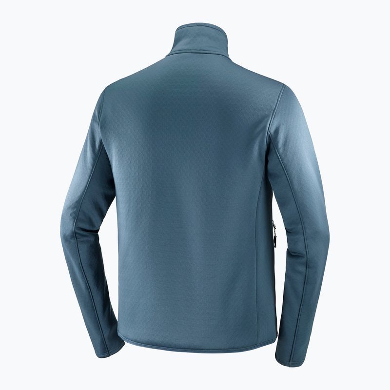 Кофта трекінгова чоловіча Salomon Essential Midwarm Fz midnight navy 7