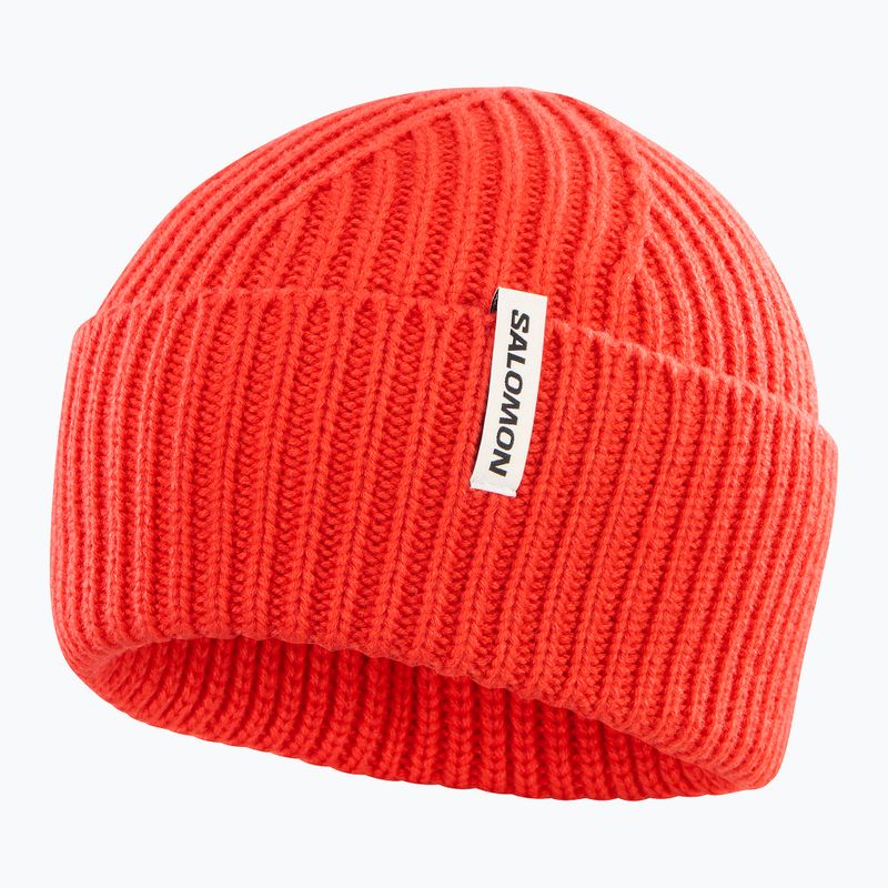 Шапка зимова Salomon Snowbird cherry tomato