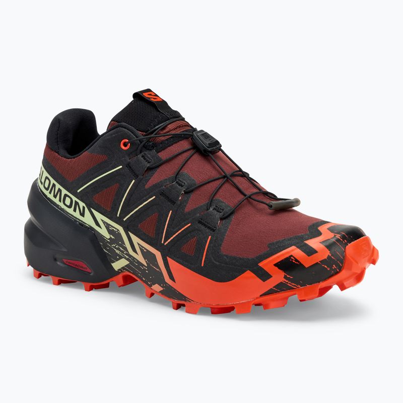 Чоловічі кросівки Salomon Speedcross 6 ромові родзинки/черрі/коньяк