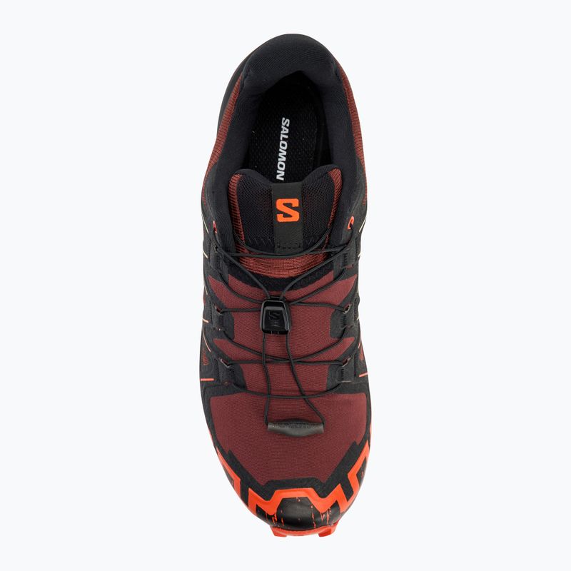 Чоловічі кросівки Salomon Speedcross 6 ромові родзинки/черрі/коньяк 5