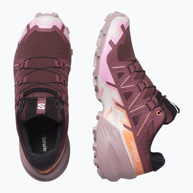 Кросівки для бігу жіночі Salomon Speedcross 6 catawba grape/papaya/deauville mauve 13
