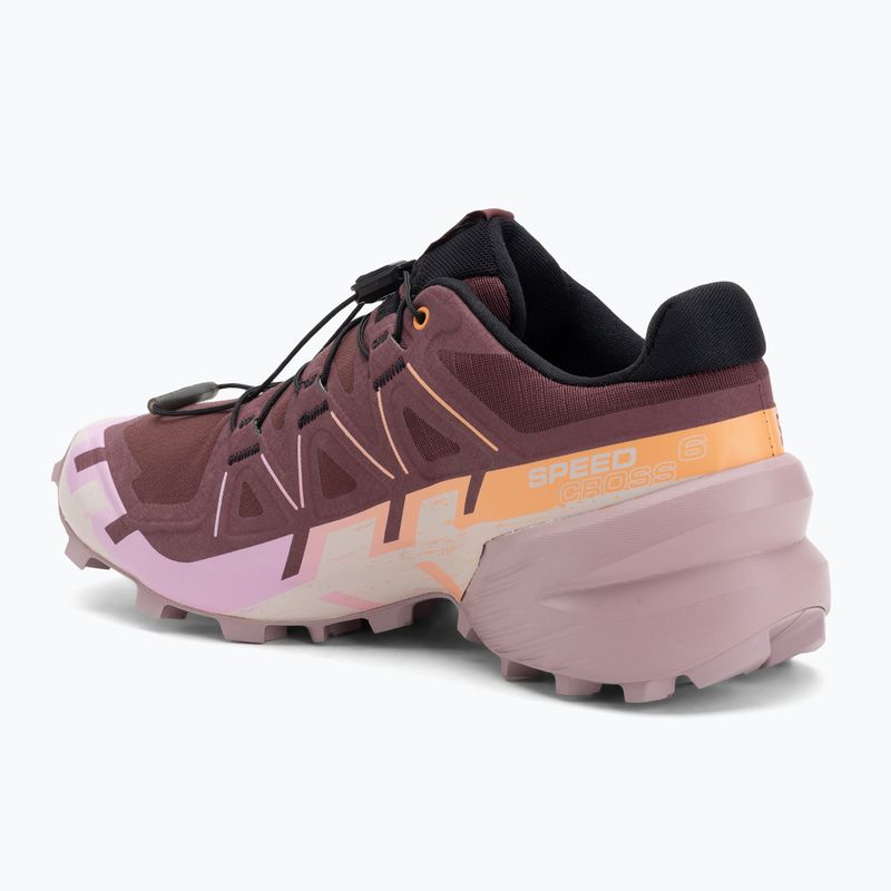 Кросівки для бігу жіночі Salomon Speedcross 6 catawba grape/papaya/deauville mauve 3