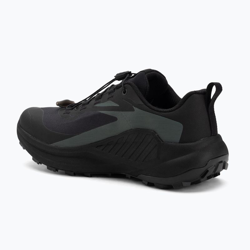 Кросівки для бігу чоловічі Salomon Genesis GTX black/agave green/urban chic 3