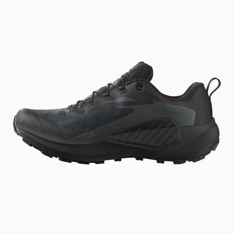 Кросівки для бігу чоловічі Salomon Genesis GTX black/agave green/urban chic 10