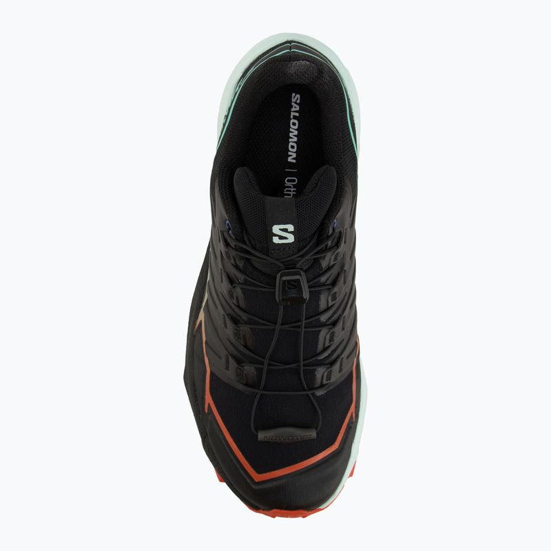 Кросівки для бігу жіночі Salomon Thundercross black/cherry tomato/electric green 5