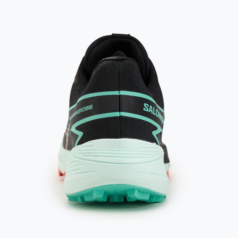 Кросівки для бігу жіночі Salomon Thundercross black/cherry tomato/electric green 6