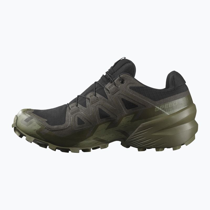 Кросівки для бігу чоловічі Salomon Speedcross 6 GTX black/peat/deep lichen green 3