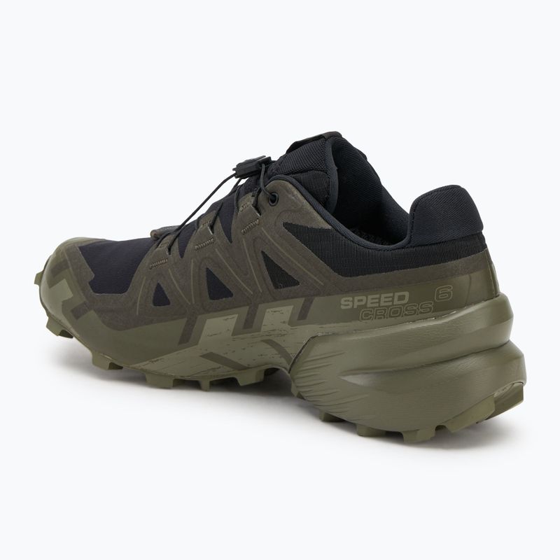 Кросівки для бігу чоловічі Salomon Speedcross 6 GTX black/peat/deep lichen green 3
