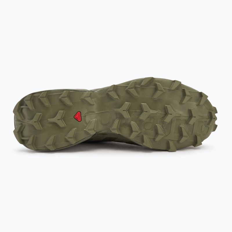 Кросівки для бігу чоловічі Salomon Speedcross 6 GTX black/peat/deep lichen green 4