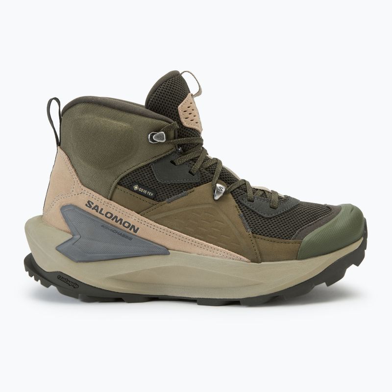 Черевики туристичні чоловічі Salomon Elixir Mid GTX peat/vintage khaki/castlerock 2